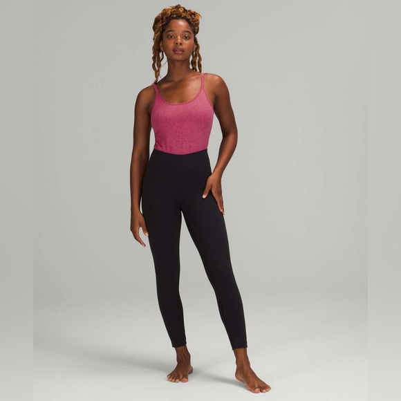 Lululemon Ebb to Street Bodysuit Light Support, B/C Cups in Pink Lychee Sz. 4 - Picture 4 of 9